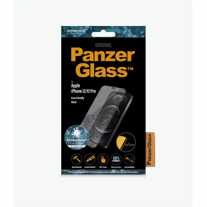 Viedtālruņa ekrāna aizsargs PanzerGlass For iPhone 12/12 Pro