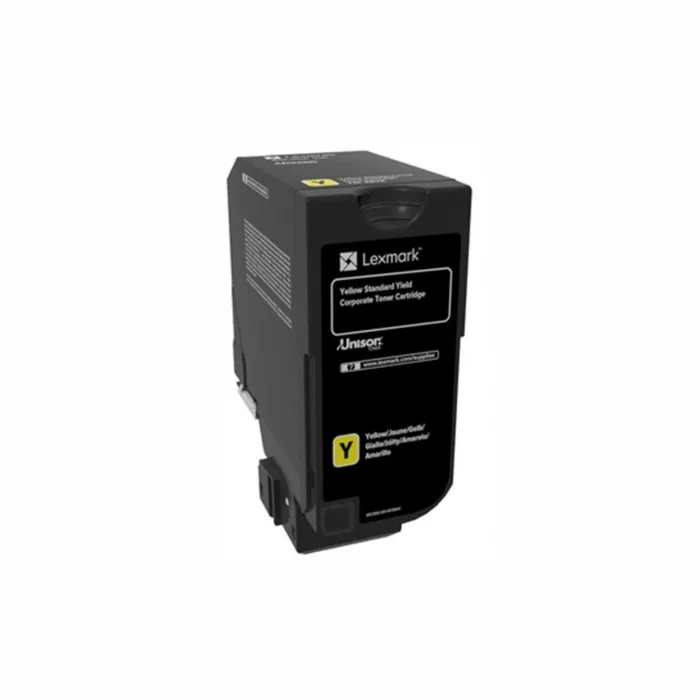 Printeru izejmateriāli Lexmark 7K Corporate Toner Yellow