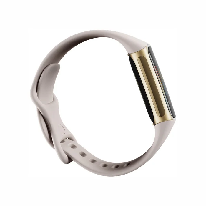Fitbit Charge 5 Lunar White / Soft Gold Stainless Steel