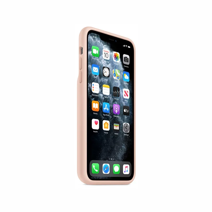 iPhone 11 Pro Max Smart Battery Case with Wireless Charging - Pink Sand