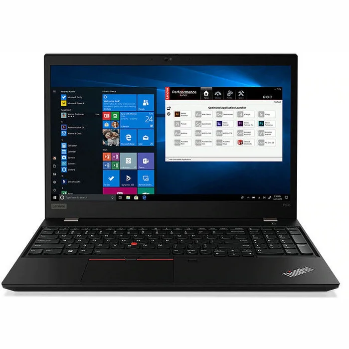 Portatīvais dators Portatīvais dators Lenovo ThinkPad P53s Black 15.6"