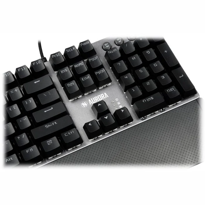 Klaviatūra Ibox Aurora K-3 Black ENG Silver