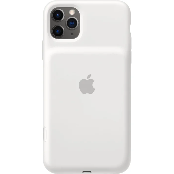 Telefona vāciņi un maciņi iPhone 11 Pro Max Smart Battery Case with Wireless Charging - White