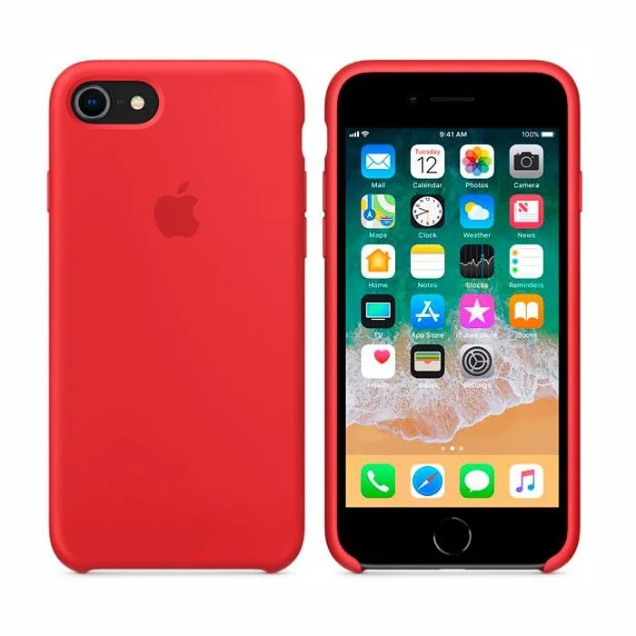 Telefona vāciņi un maciņi iPhone 8 / 7 / SE Silicone Case - (PRODUCT)RED