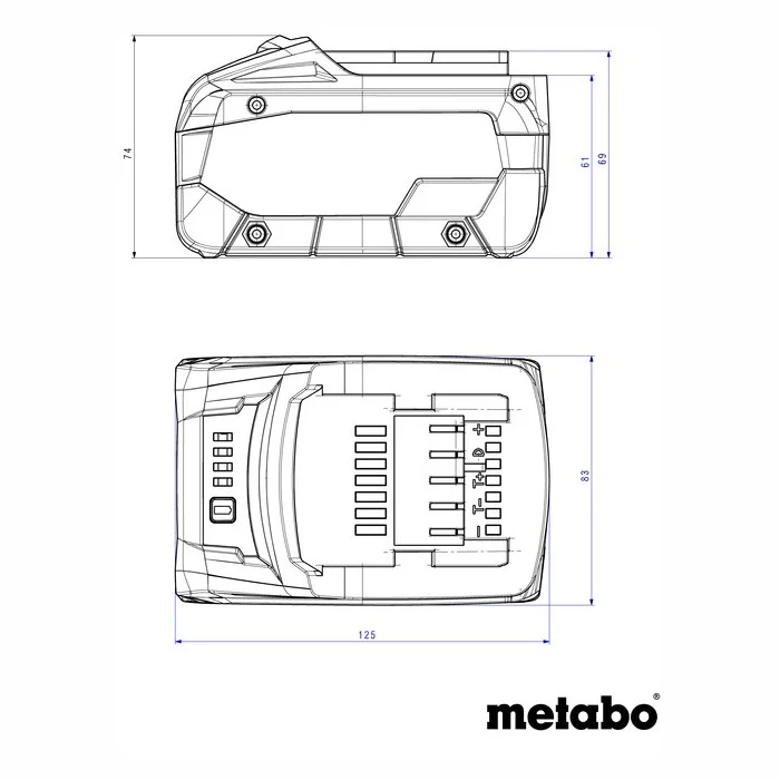 Akumulators Metabo 18 V / 8.0 Ah LiHD