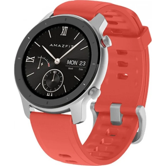 Viedpulksteņi Huami Amazfit GTR 42MM Coral Red