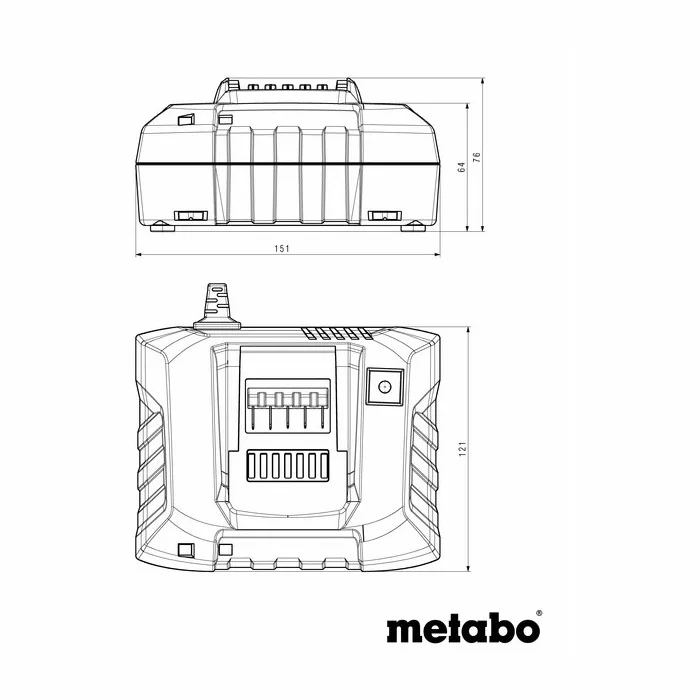 Akumulatora lādētājs Metabo ASC 55 12-36 V Air Cooled
