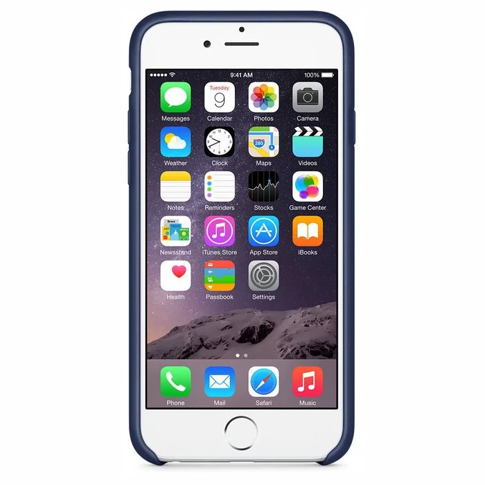 Apple iPhone 6 Plus / 6s Plus Leather Case - Midnight Blue