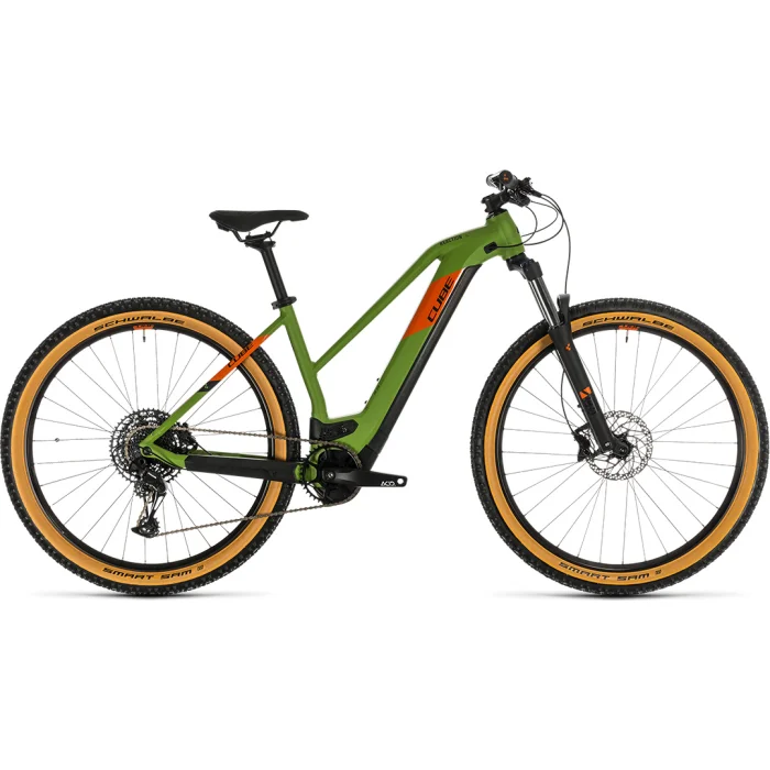 Elektriskais velosipēds Cube Reaction Hybrid EX 625 29 green and orange 17"