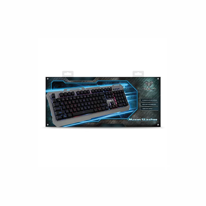 Klaviatūras AULA Moon Slasher, USB, ENG, Black