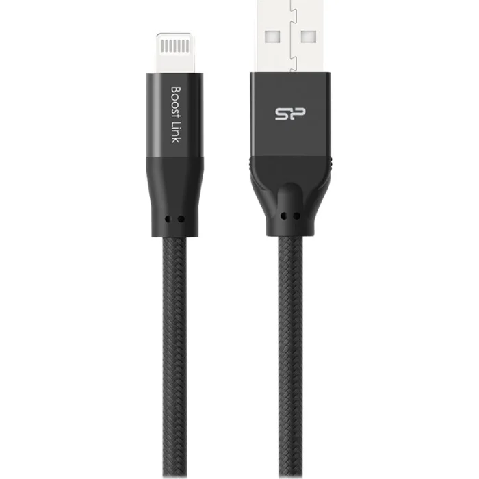 Silicon Power USB Type-A to Lightning Cable 1M Nylon Black