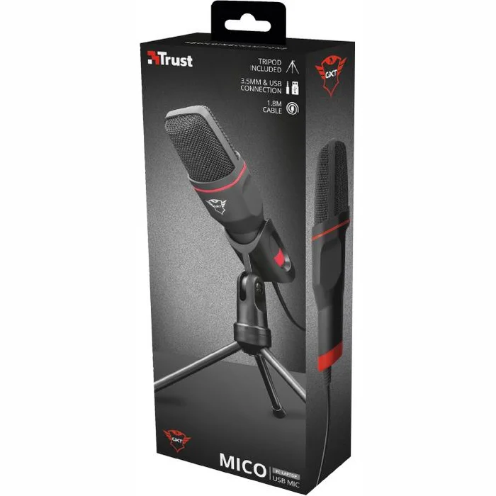 Mikrofons Trust 23791 GXT 212 Mico Black