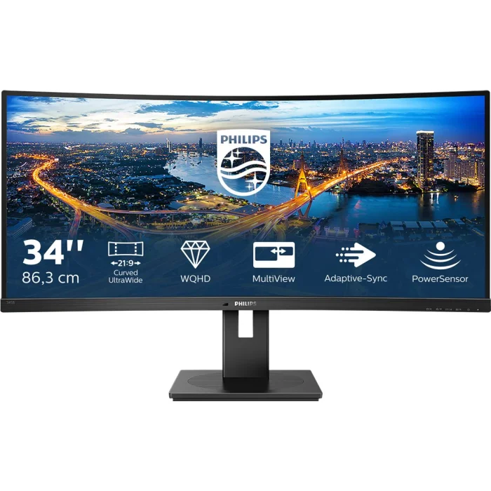 Monitors Philips Curved UltraWide 345B1C/00 34"
