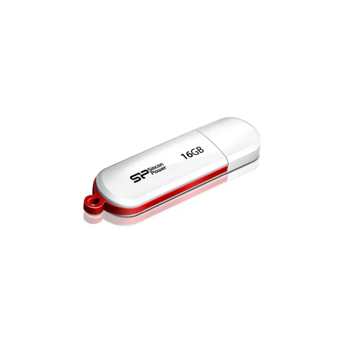 USB zibatmiņa USB zibatmiņa Silicon Power Luxmini 320, 16 GB, USB 2.0, White