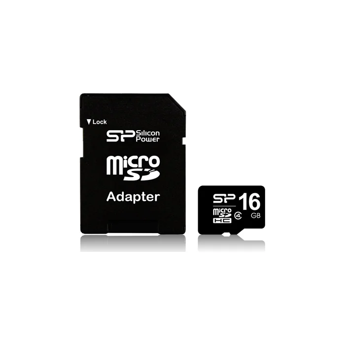 Atmiņas karte Silicon Power 16 GB, MicroSDHC, class 4