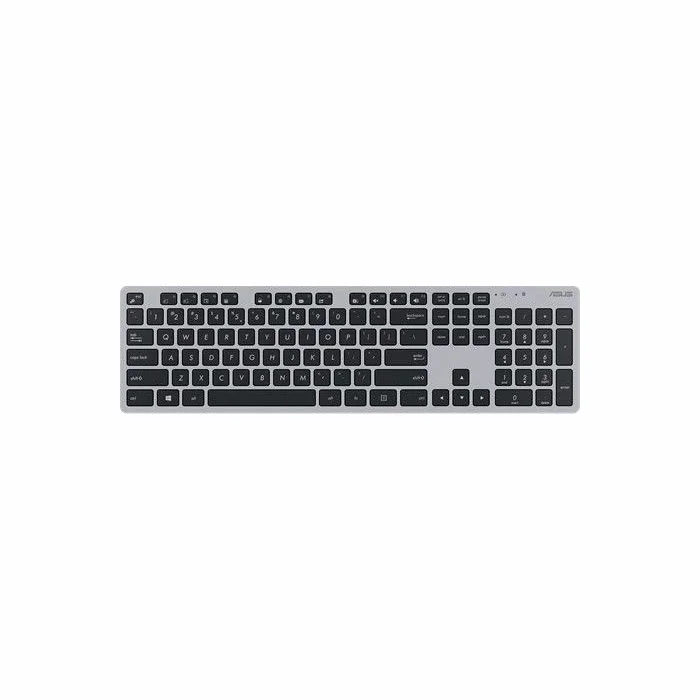 Klaviatūras Asus W5000 Wireless Keyboard and Mouse Set ENG Gray