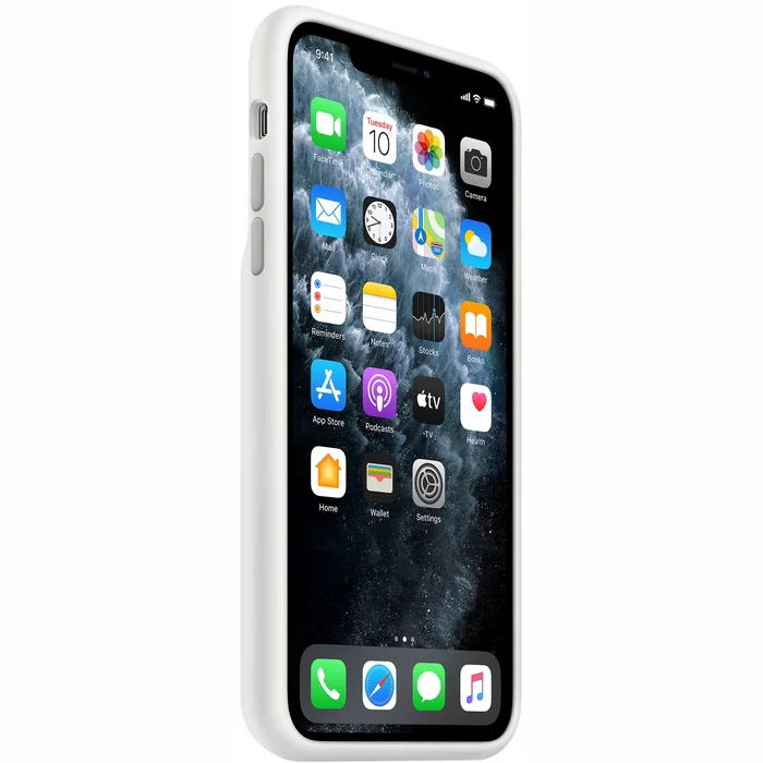 Telefona vāciņi un maciņi iPhone 11 Pro Max Smart Battery Case with Wireless Charging - White