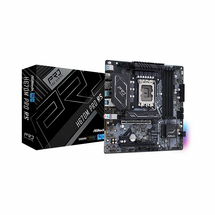 Mātesplate Asrock H670M Pro RS