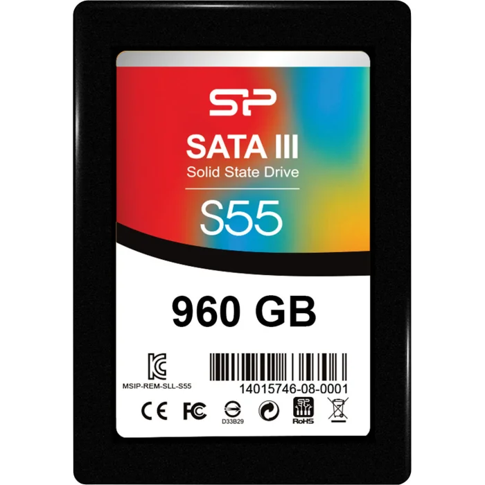 Iekšējais cietais disks Silicon Power S55 SSD 960 GB