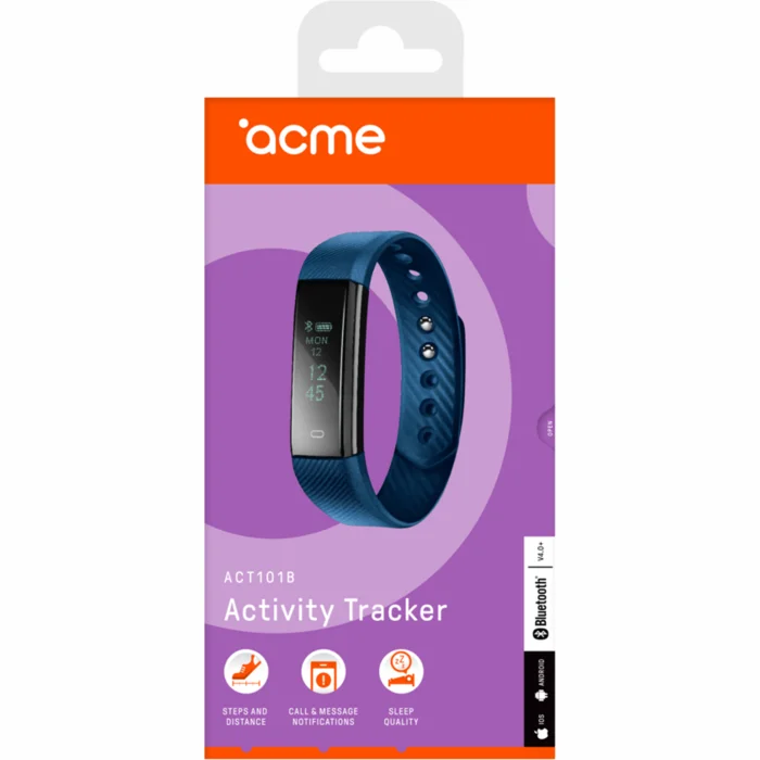 Fitnesa aproce Acme Fitness Activity Tracker ACT101B Blue