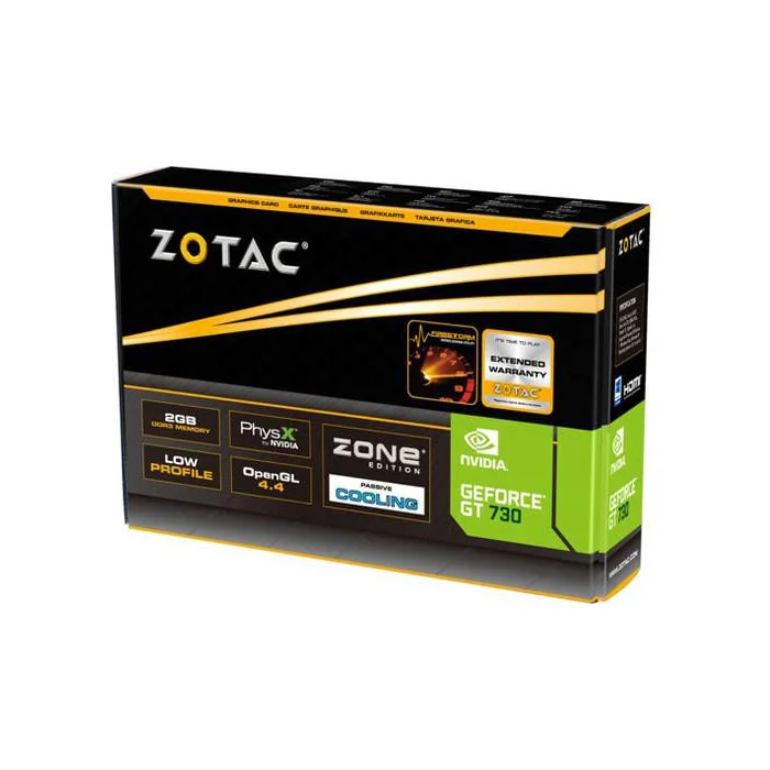 Videokarte Zotac GeForce GT 730 2GB Zone Edition ZT-71113-20L