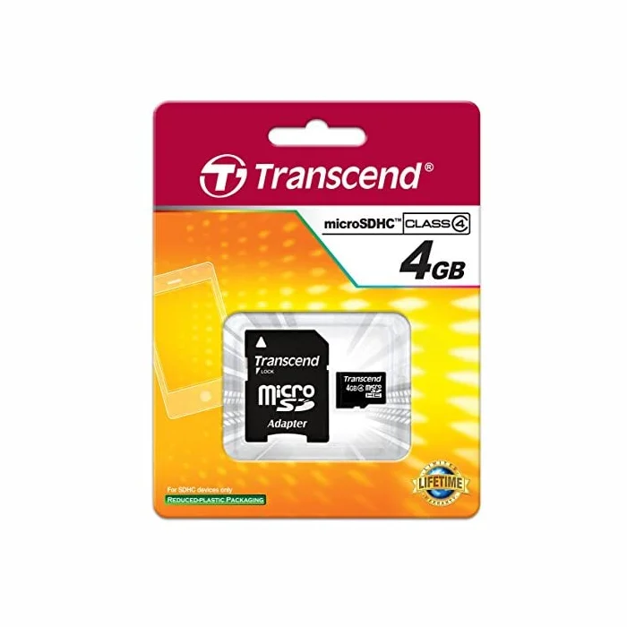 Transcend MicroSDHC 4 GB