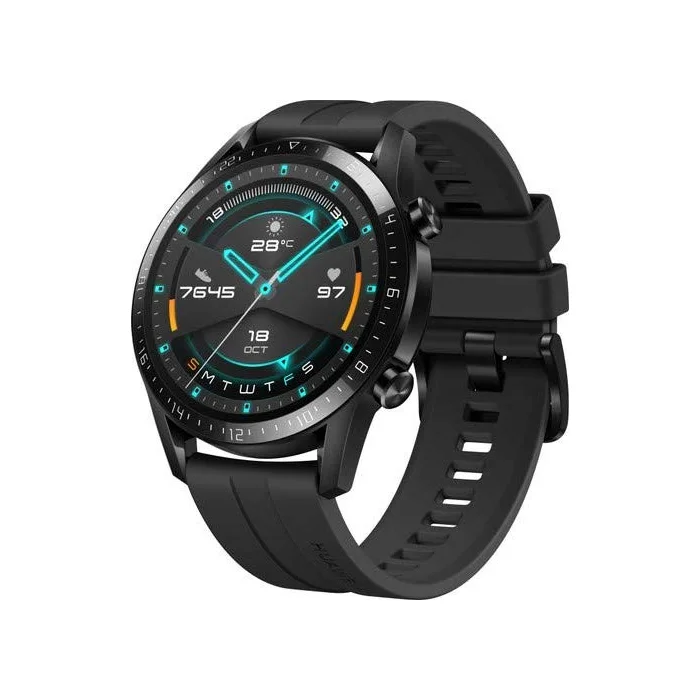 Viedpulkstenis Huawei Watch GT 2 46mm Matte Black Sport Strap