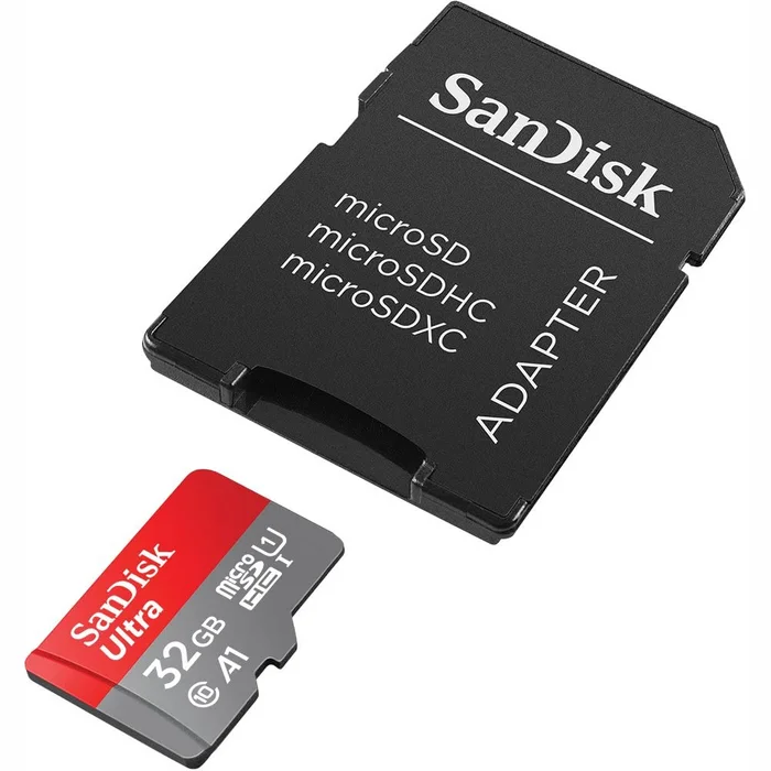 SanDisk 32GB microSDHC Class 10 + SD Adapter