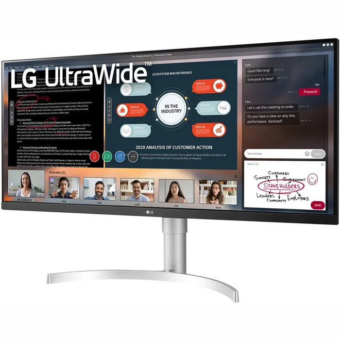 Monitors LG 34WN650-W.AEU 34"