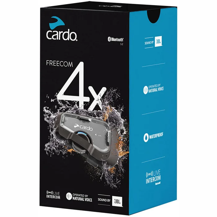 Brīvroku ierīce Brīvroku sistēma Cardo Freecom 4X Single