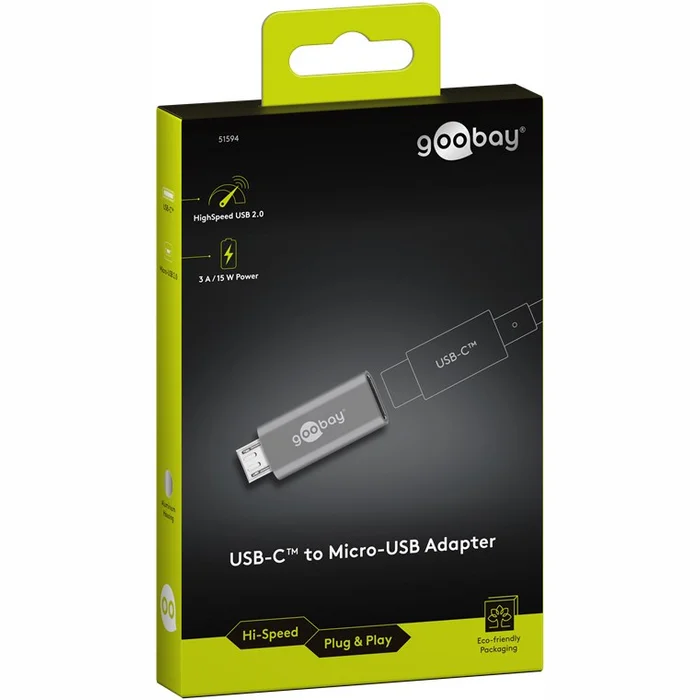 Goobay Micro-USB/USB-C OTG Hi-Speed Adapter
