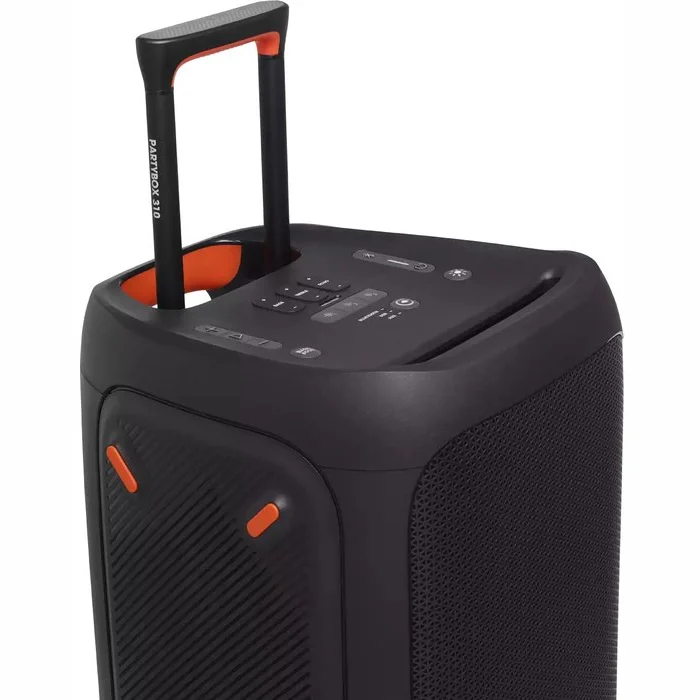 Bezvadu skaļrunis JBL Partybox310 Black + Mikrofons ar vadu