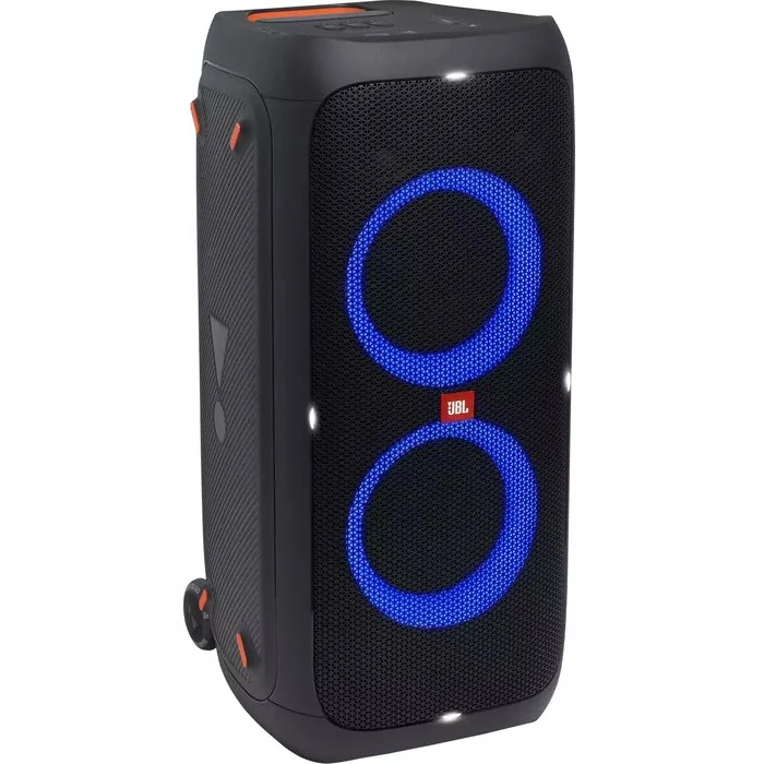 Bezvadu skaļrunis JBL Partybox310 Black + Mikrofons ar vadu