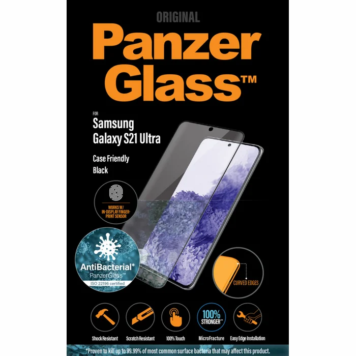 Viedtālruņa ekrāna aizsargs PanzerGlass Samsung Galaxy S21 Ultra