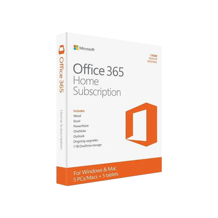 Programmatūra Microsoft Office 365 Home Full packaged (6GQ-00684)