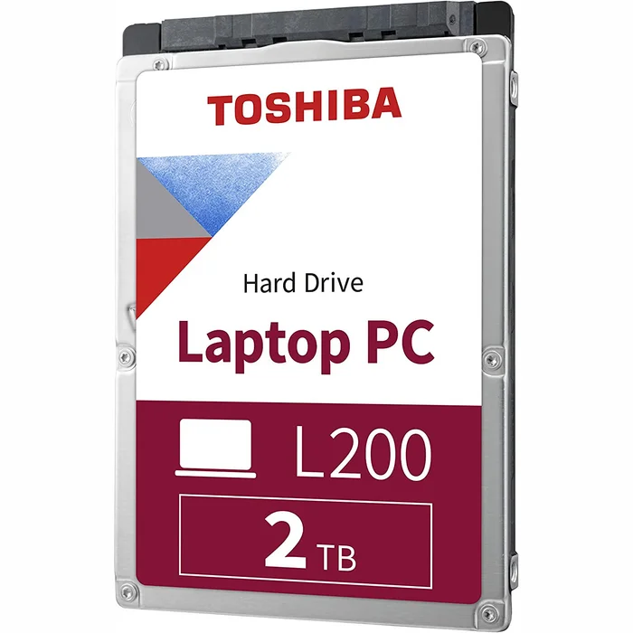 Iekšējie сietie diski Toshiba L200 Mobile 2.5" 2TB SATA HDD HDWL120UZSVA