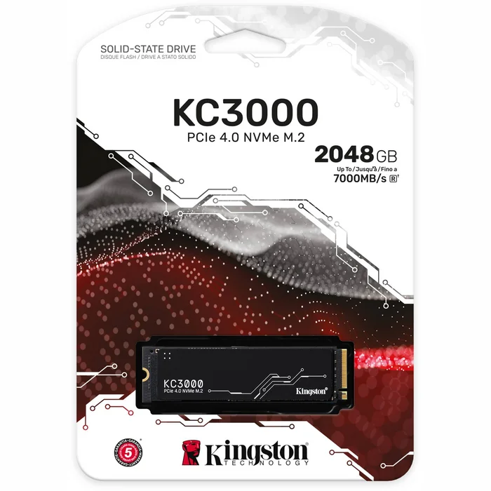 Iekšējais cietais disks Kingston KC3000 SSD 2TB