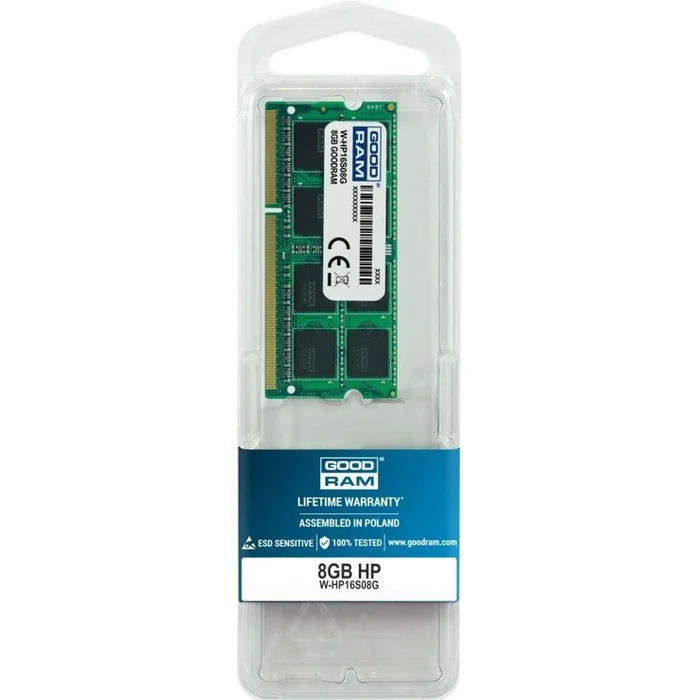 Operatīvā atmiņa (RAM) Goodram HP 8GB 1600MHz CL11 DDR3 SO-DIMM W-HP16S08G