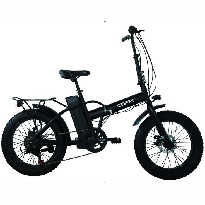 Elektriskais velosipēds Coppi CEFBL20206D Black 20"