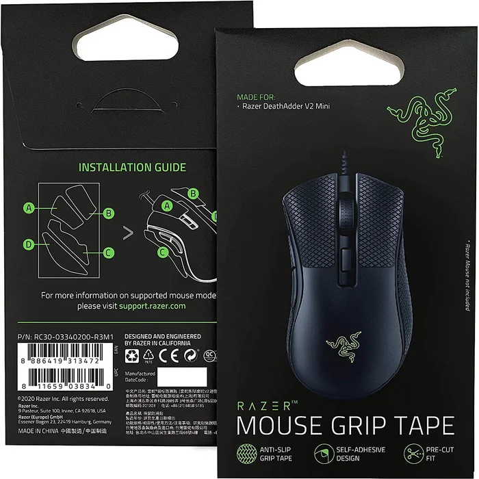 Datorpele Razer Mouse Grip Tape for Razer DeathAdder V2 Mini