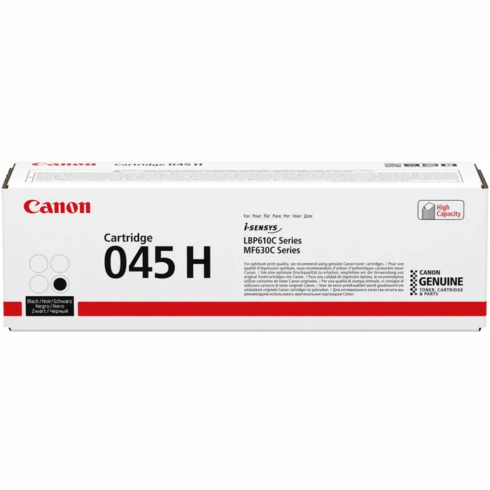 Printeru izejmateriāli Canon 045H High Yield Black Toner Cartridge
