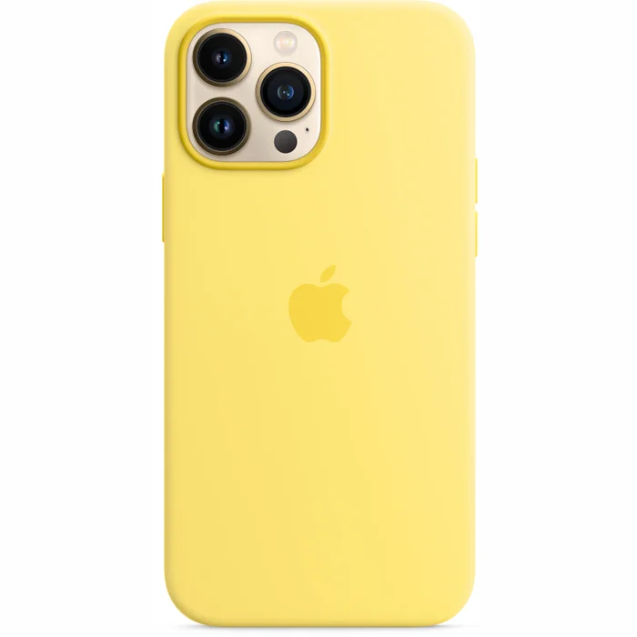 Apple iPhone 13 Pro Max Silicone Case with MagSafe Lemon Zest