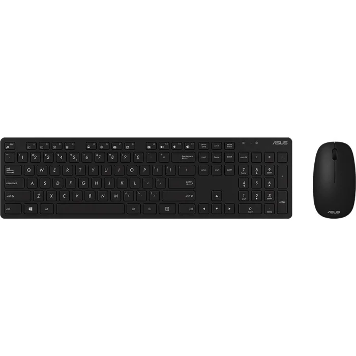 Klaviatūra Klaviatūra Asus W5000 Wireless Keyboard and Mouse Set ENG Black