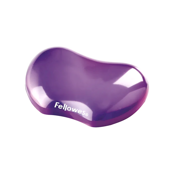 Datorpeles paliktnis Fellowes Crystal Gel Flex Rest Purple (paliktnis plaukstas locītavas atbalstam)
