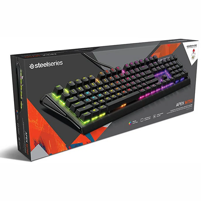 Klaviatūras SteelSeries Apex M750