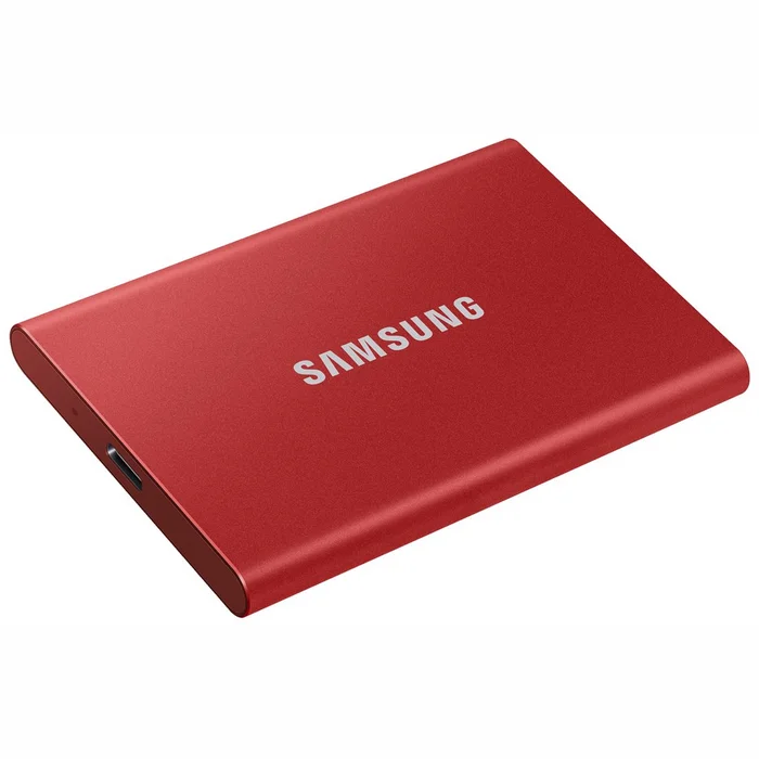 Ārējais cietais disks Samsung T7 500GB Red