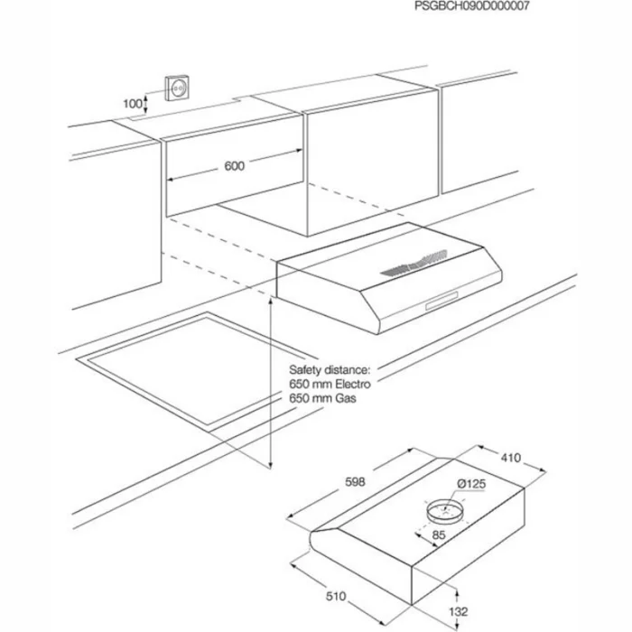 Tvaika nosūcēji Electrolux LFU216X