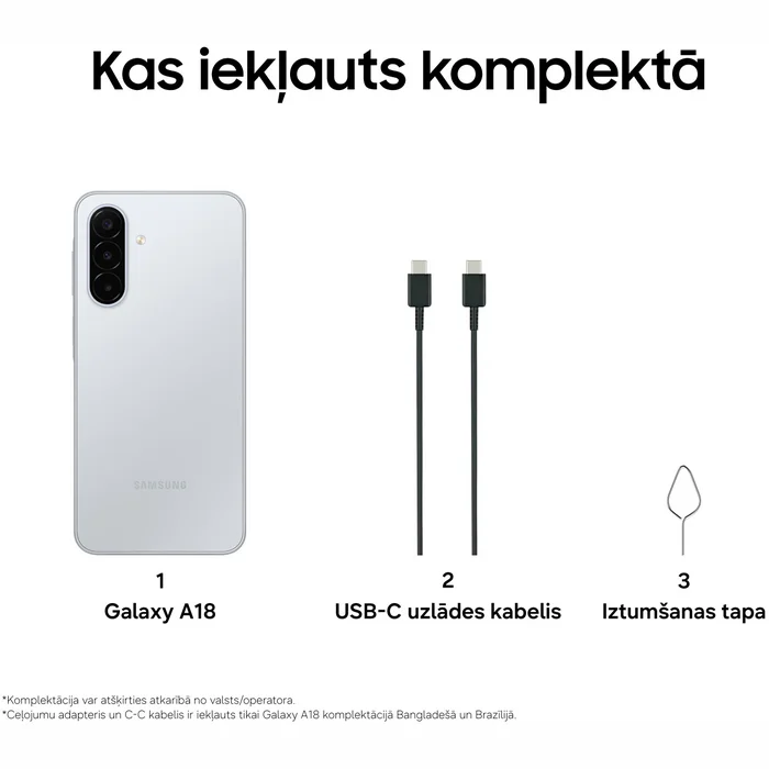 Samsung Galaxy A18 LTE 4+128GB Silver