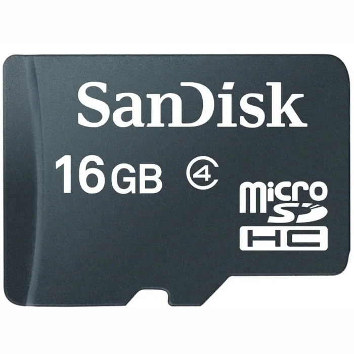 Atmiņas kartes SanDisk microSDHC 16GB Class 4