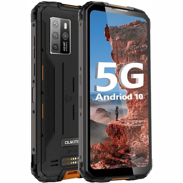 Mobilie telefoni un viedtālruņi Oukitel WP10 5G 8+128GB Orange [Mazlietots]